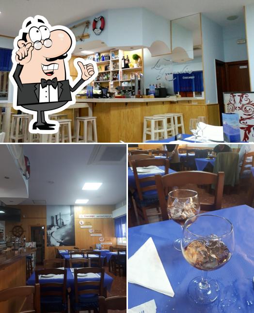 The interior of Bar Restaurante Los Remedios