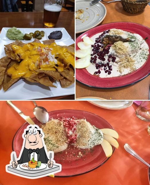 Еда в "Restaurante Los Agaves"