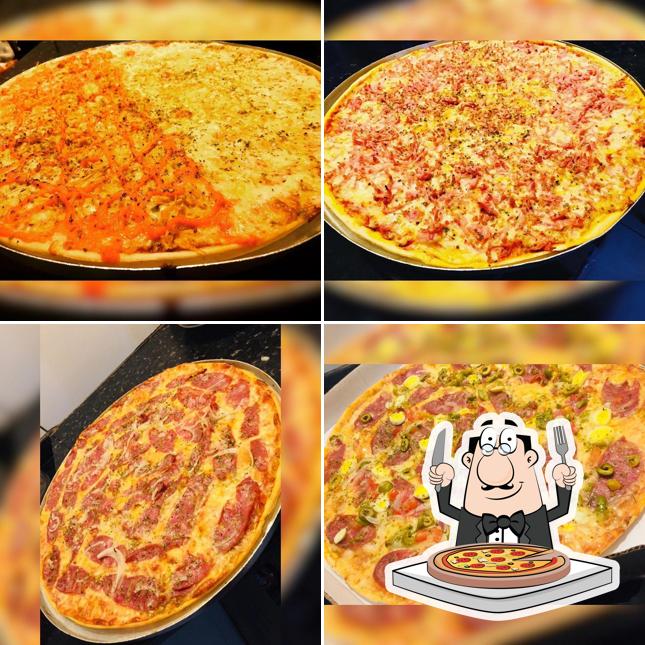 Experimente diferentes tipos de pizza