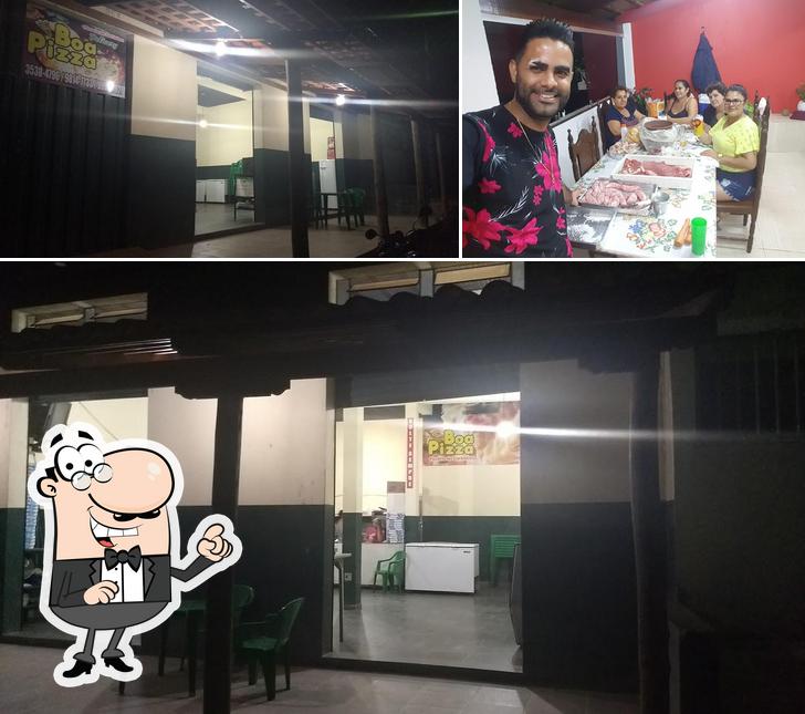 O interior do Boa Pizza ( Pizzaria Do Carlinhos)