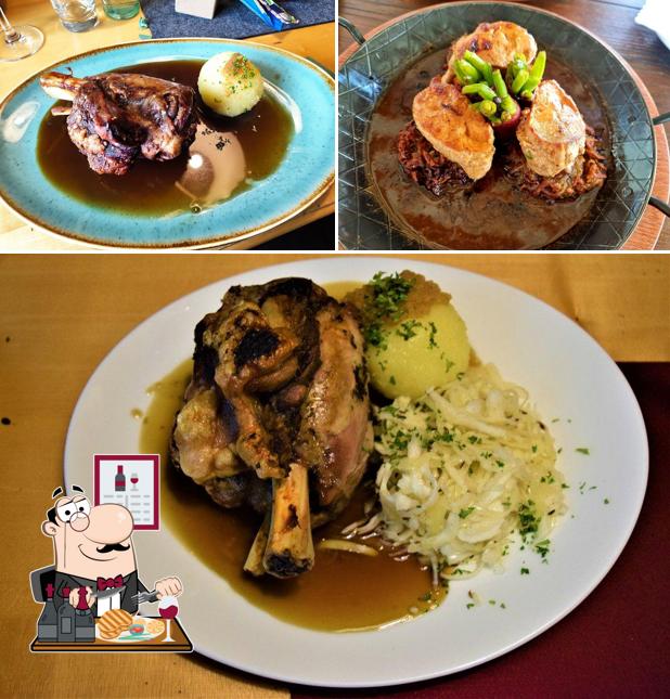 Gasthof Gries propose des plats à base de viande