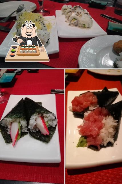 Ordina le diverse opzioni di sushi