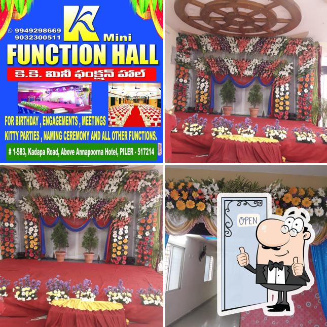 See this picture of KK Function Hall