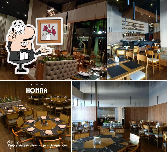 The interior of Honra Restaurant