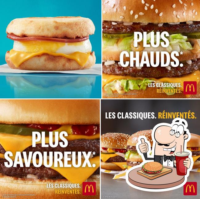 Prenez un hamburger à McDonald's