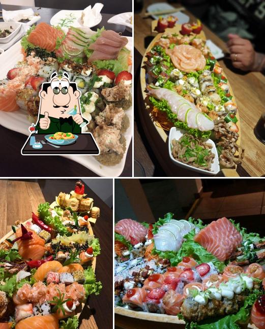 Comida em Nagoya Sushi Bar