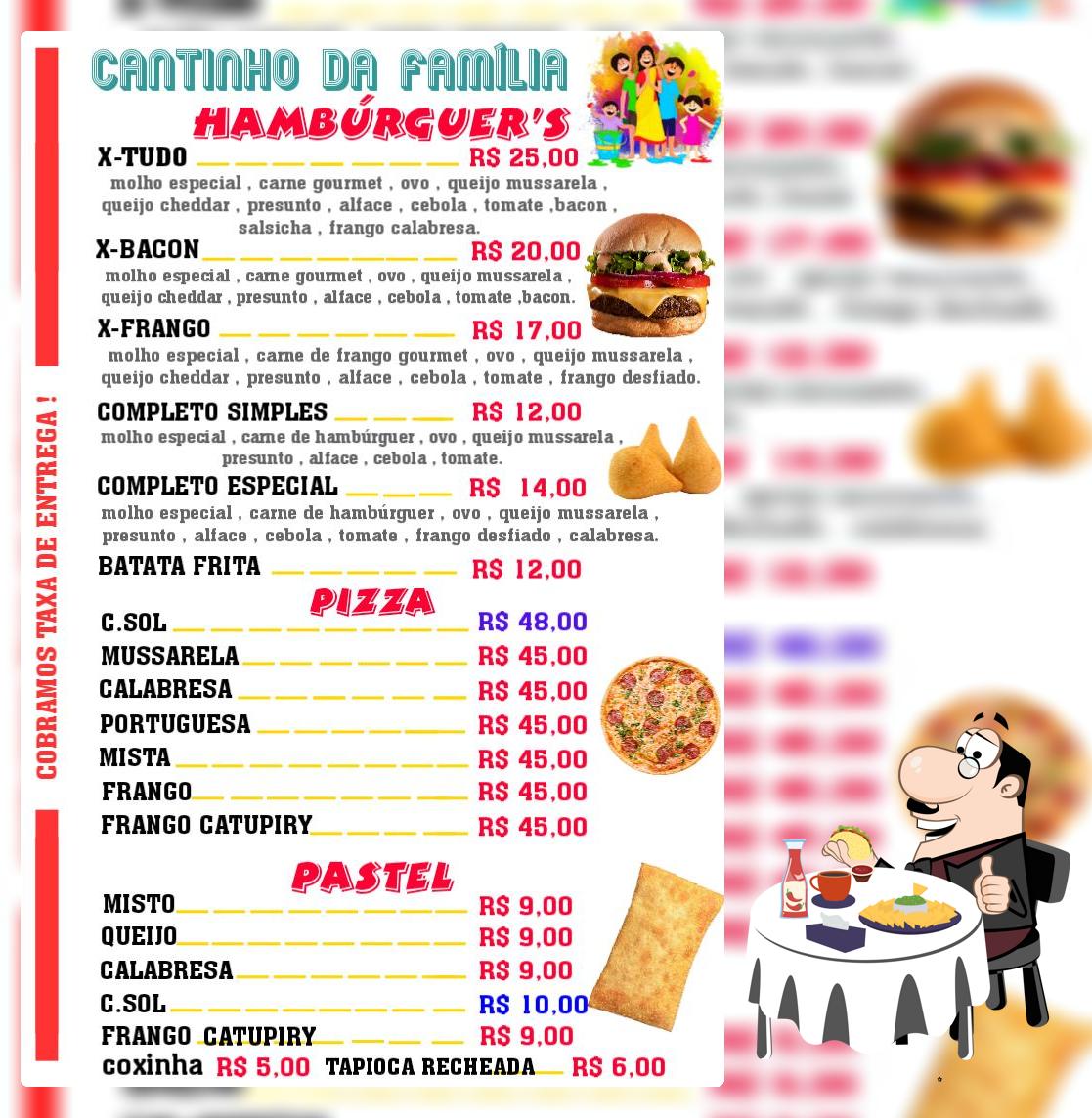 Lanchonete Cantinho da família