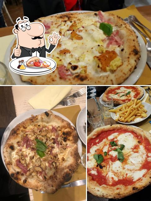 A Lanza Artigiani del gusto ristorante pizzeria birrificio, puoi assaggiare una bella pizza