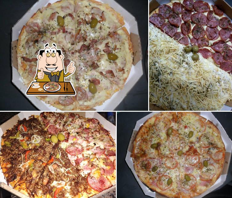 Peça diversos tipos de pizza