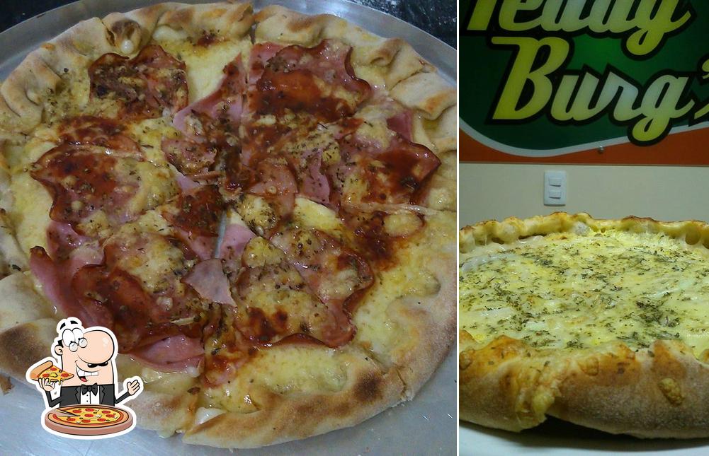 Consiga pizza no Teddy Burg's