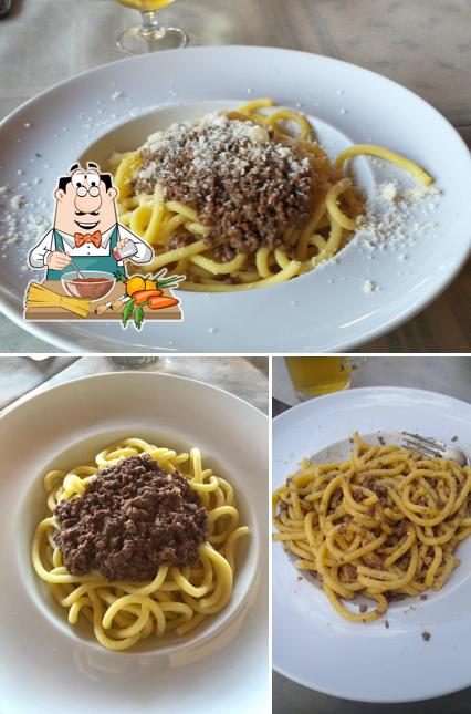 Spaghetti alla bolognese al Bar Pizzeria Trattoria Cornetta