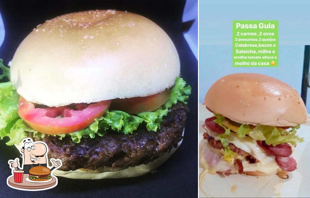 Get a burger at Hamburgueria Passa e Fica