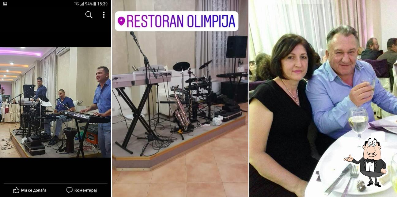 El interior de Restoran Olimpia