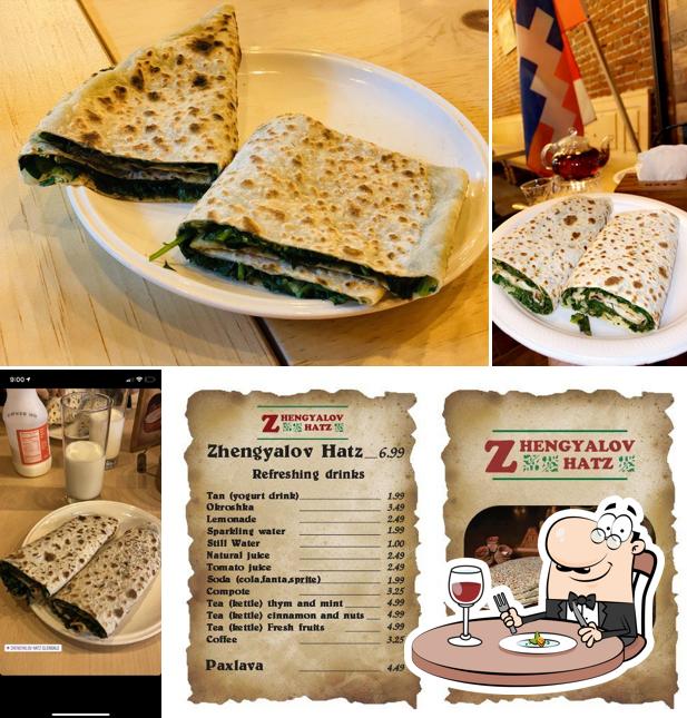 Zhengyalov Hatz in Glendale Restaurant menu and reviews
