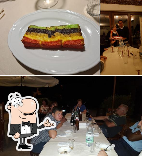 Gli interni di Trattoria Entrà