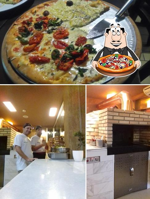 Consiga diferentes variedades de pizza