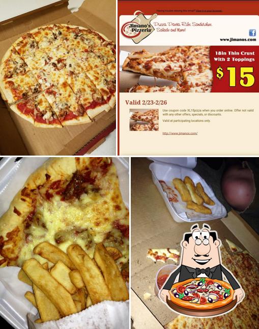 Jimano's Pizzeria in Romeoville Restaurant menu and reviews