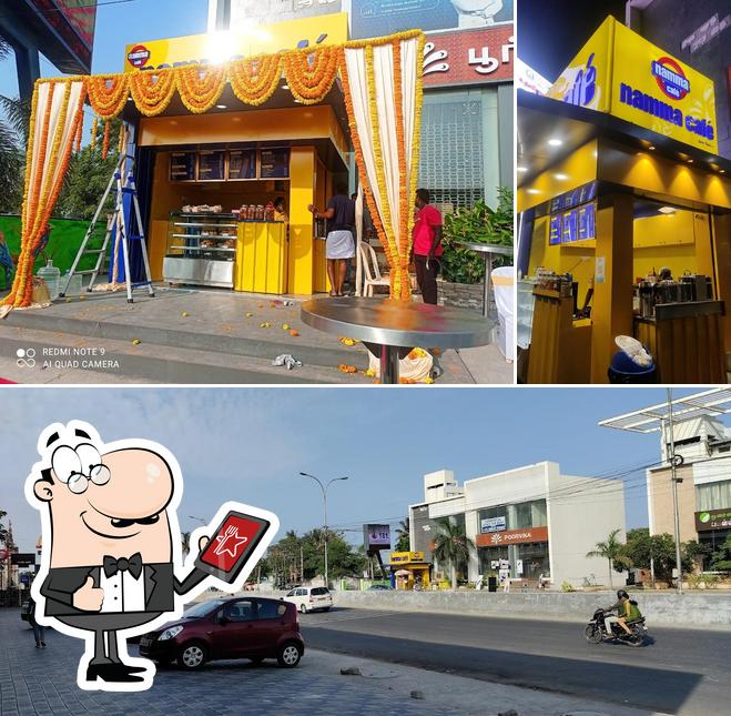 The exterior of Namma Cafe Lounge and Planet C Bubble Tea