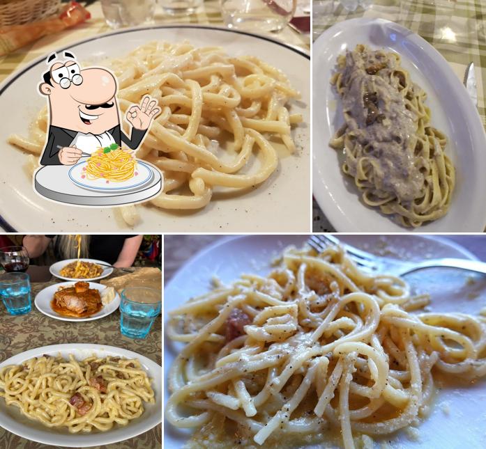 Spaghetti alla carbonara al Ristorante La Finestra