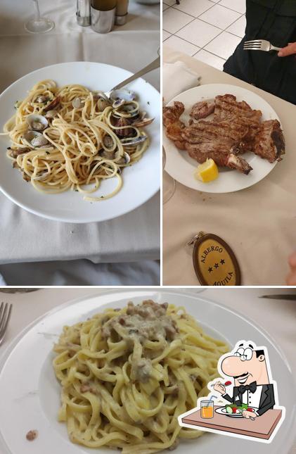 Platti al Ristorante Aquila