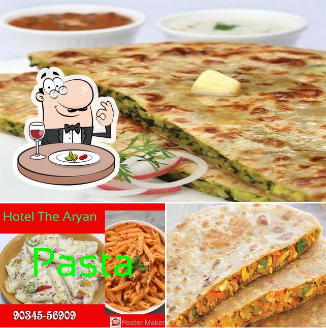 Food at The Aryan Hotel , Restaurant & Banquet