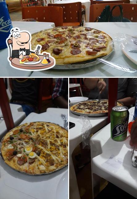 Consiga pizza no Top Pizza