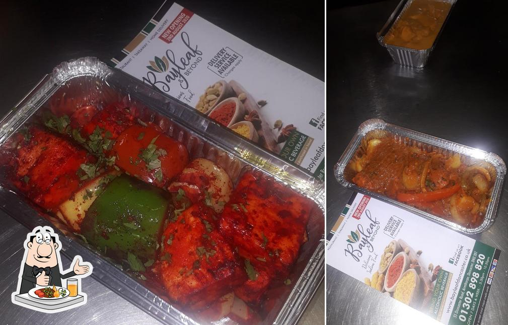 Bayleaf & Beyond Indian Restaurant in Doncaster Restaurant menu and