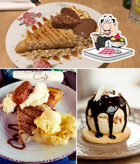 Choco cafe Sopot offers a range of sweet dishes