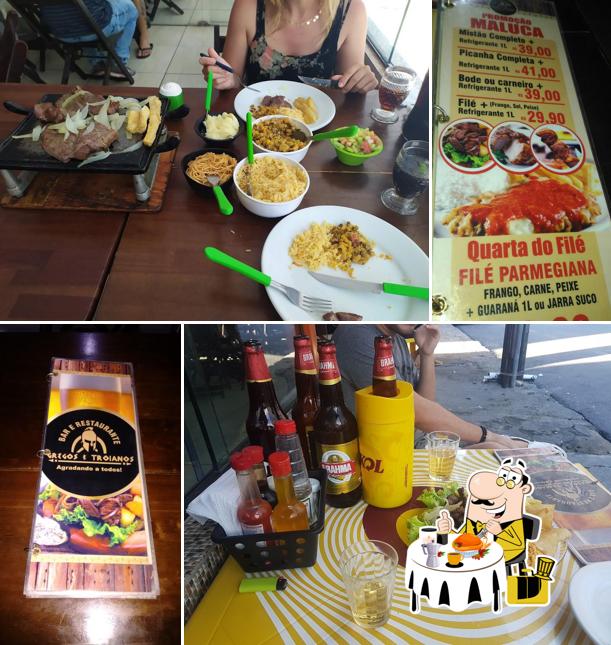 Comida em Gregos e Troianos Bar e Churrascaria