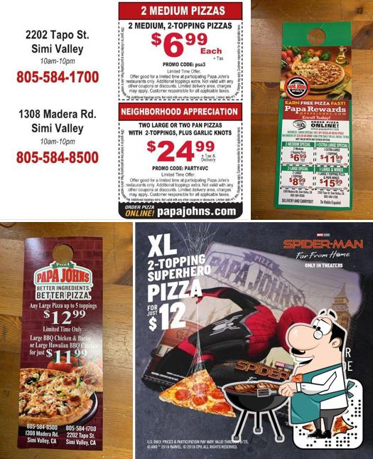 Здесь можно посмотреть снимок пиццерии "Papa Johns Pizza"