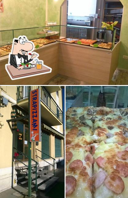 Strapizzami si caratterizza per la cibo e esterno