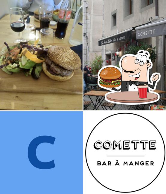 Prenez un hamburger à Comette - Bar à manger