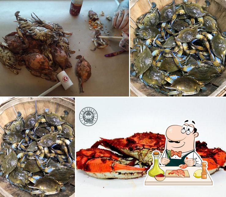 Закажите блюда с морепродуктами в "Cruising Crab"