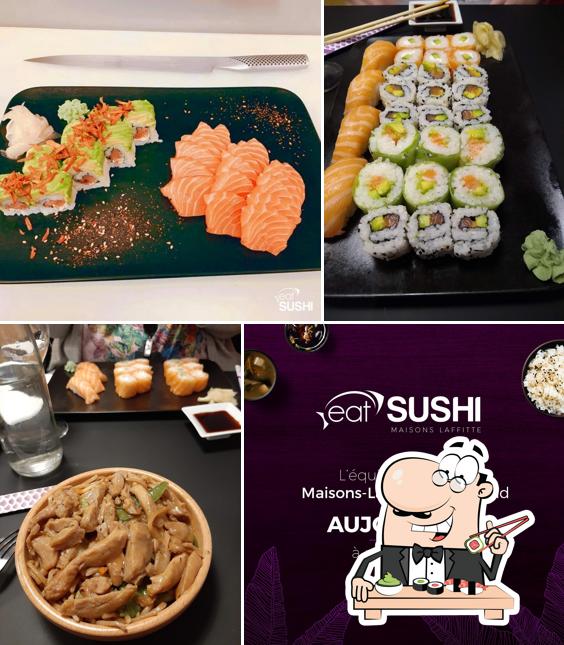 Les sushi sont offerts par Eat Sushi Maisons Laffitte