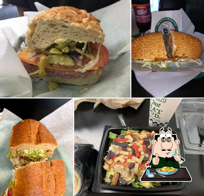 Еда в "Mr. Pickle's Sandwich Shop - Lake Forest, CA"