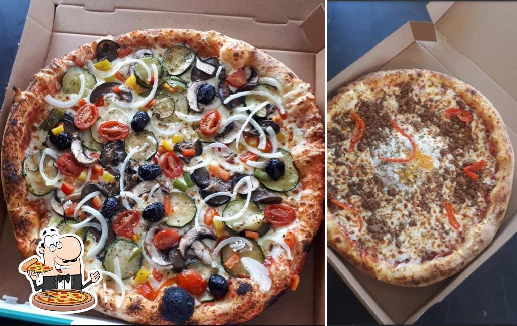 Choisissez des pizzas à Pizza O'bois