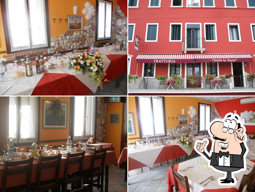 Gli interni di Trattoria Sotto La Torre