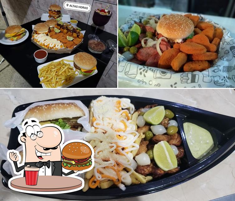 Delicie-se com um hambúrguer no Altas horas lanchonete com Delivery
