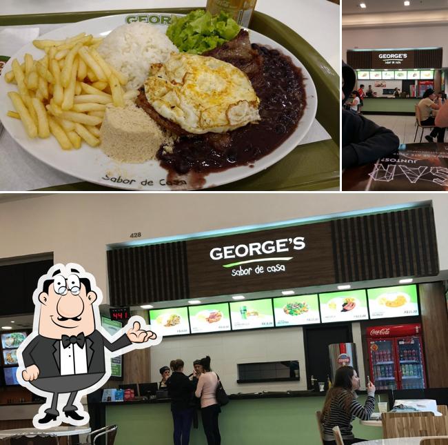 A foto a George's - Sabor de Casa’s interior e comida