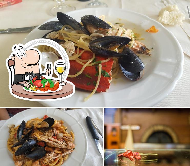 Bestellt Meeresfrüchte bei Il Castagno Albergo Ristorante Pizzeria