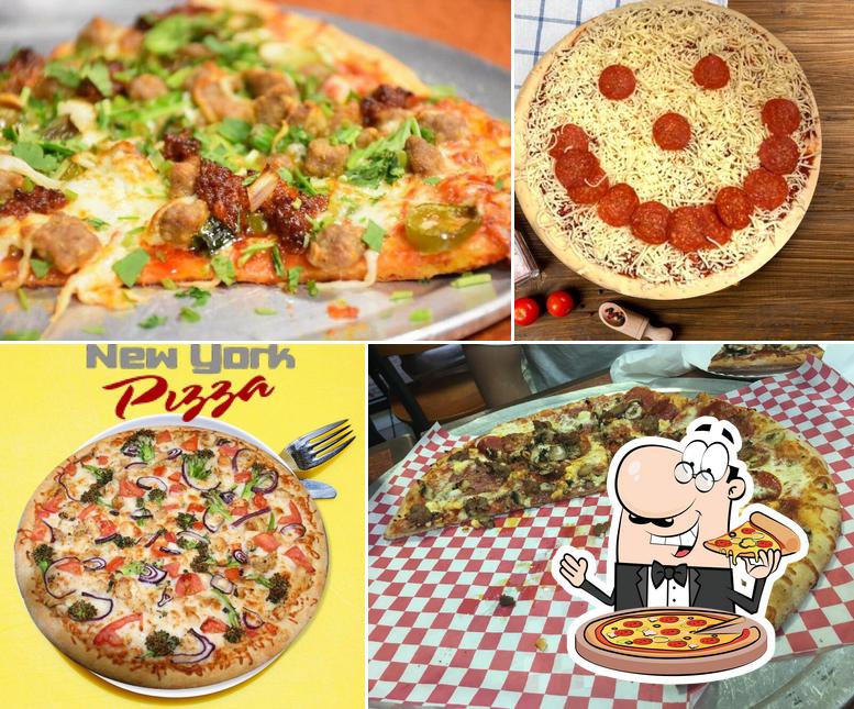 Get pizza at New York Pizza
