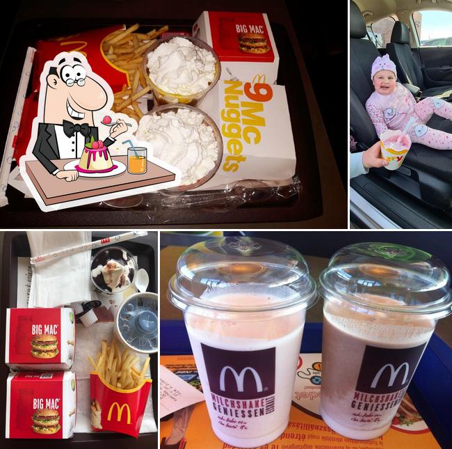 "McDonald's" представляет гостям большой выбор сладких блюд