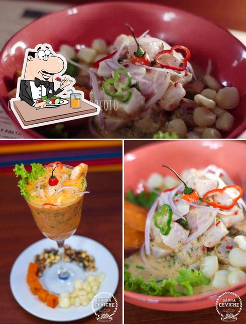 Еда в "Barra Ceviche"