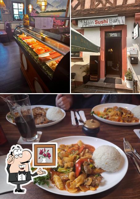 Vérifiez l’image représentant la intérieur et nourriture concernant Main Sushi Bar