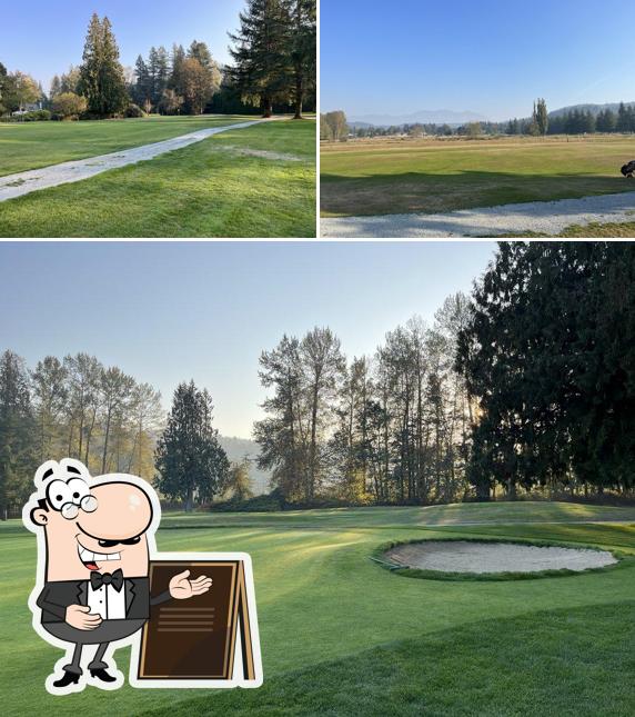Check out how Snoqualmie Falls Golf Club Grill looks outside