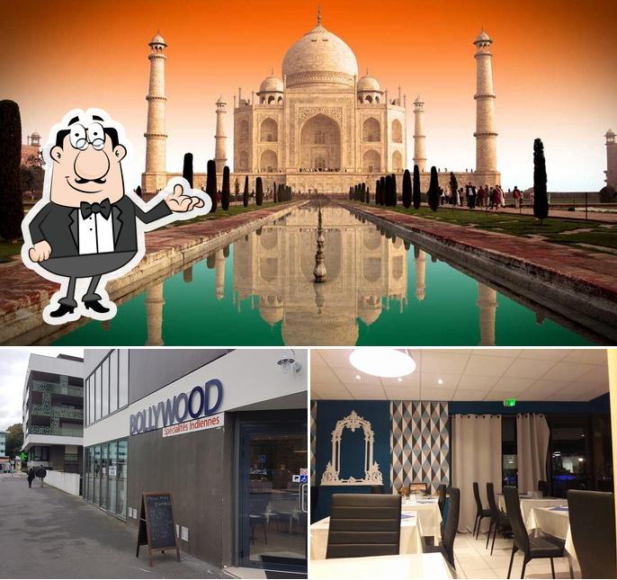 Vérifiez la photo indiquant la intérieur et extérieur concernant Bollywood Restaurant indien