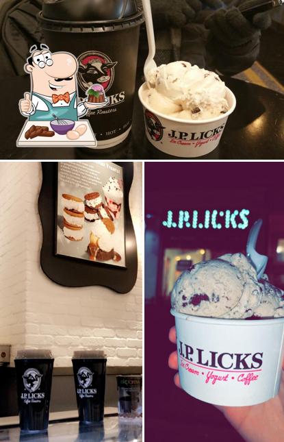 J.P. Licks provides a selection of desserts