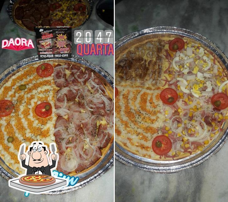 No Pizza du cheff, você pode desfrutar de pizza