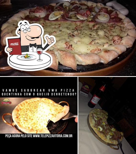 Comida em Pizzaria Vitória