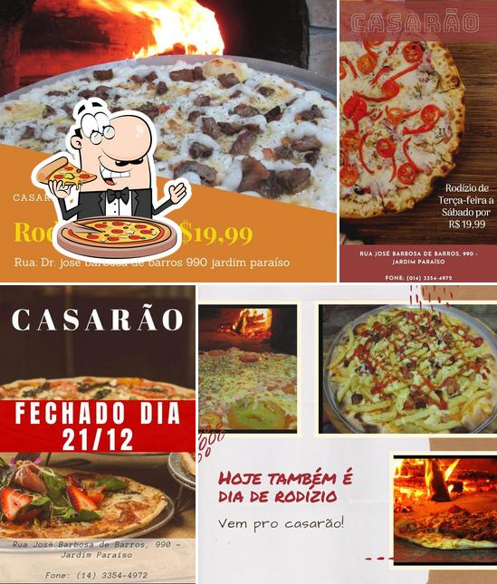 Consiga pizza no Casarão fest